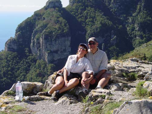 Carol & Joe in Positano